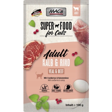 MAC's Cat cielęcina, wołowina 100g